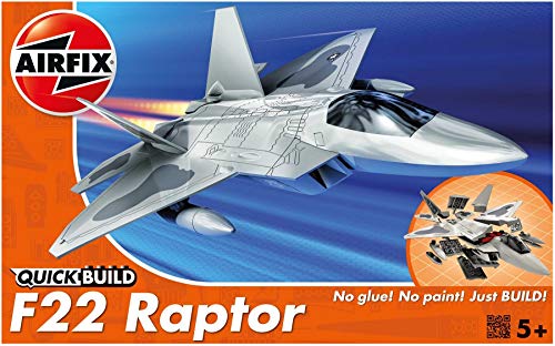 AIRFIX QuickBuild J6005 F-22 Raptor Aircraft Model Kit